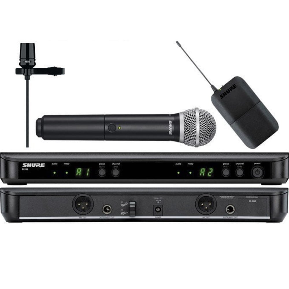 Shure BLX1288E/CVL İkili Kablosuz Sistem