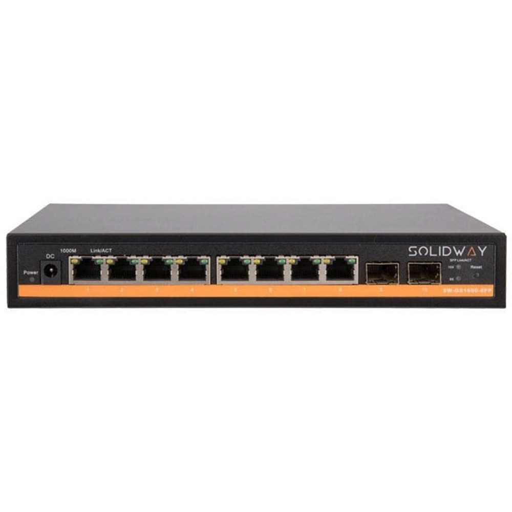 Solidway SW-GS1600-8FP POE Akıllı Switch