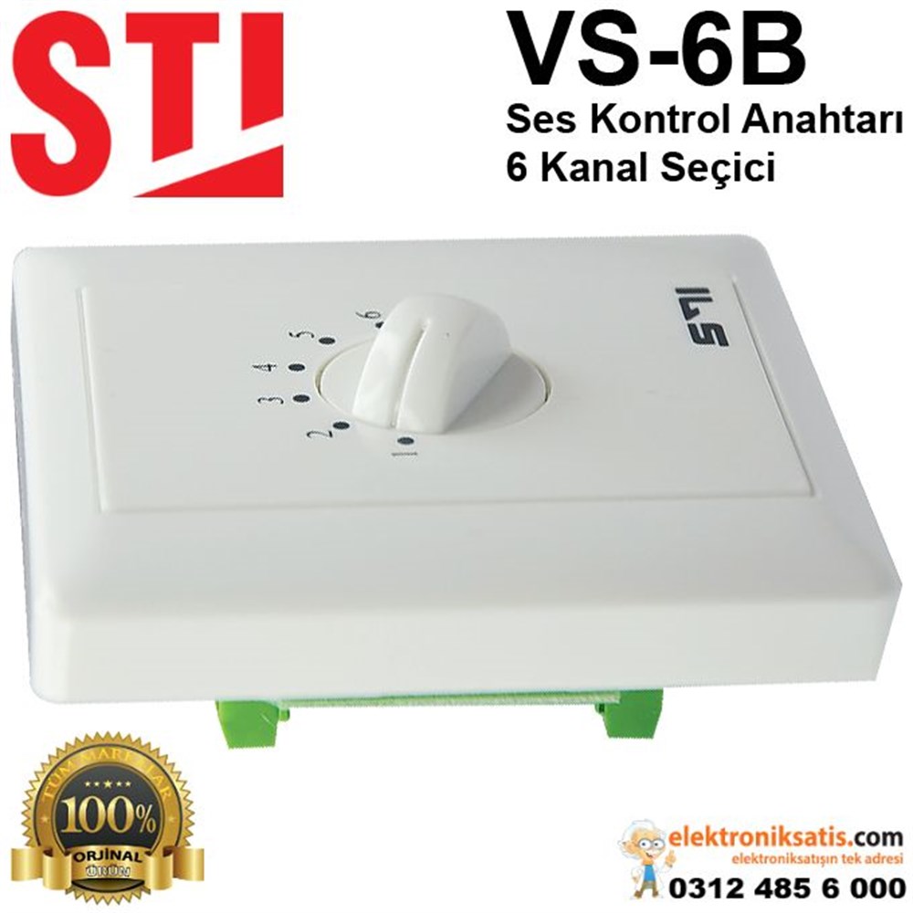 Sti VS-6B Ses Kontrol Anahtarı 6 Kanal Seçici