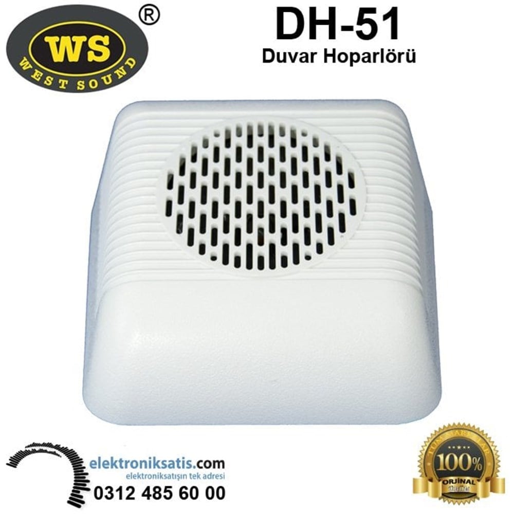 West Sound DH-51 5 Trafolu Duvar Hoparlörü