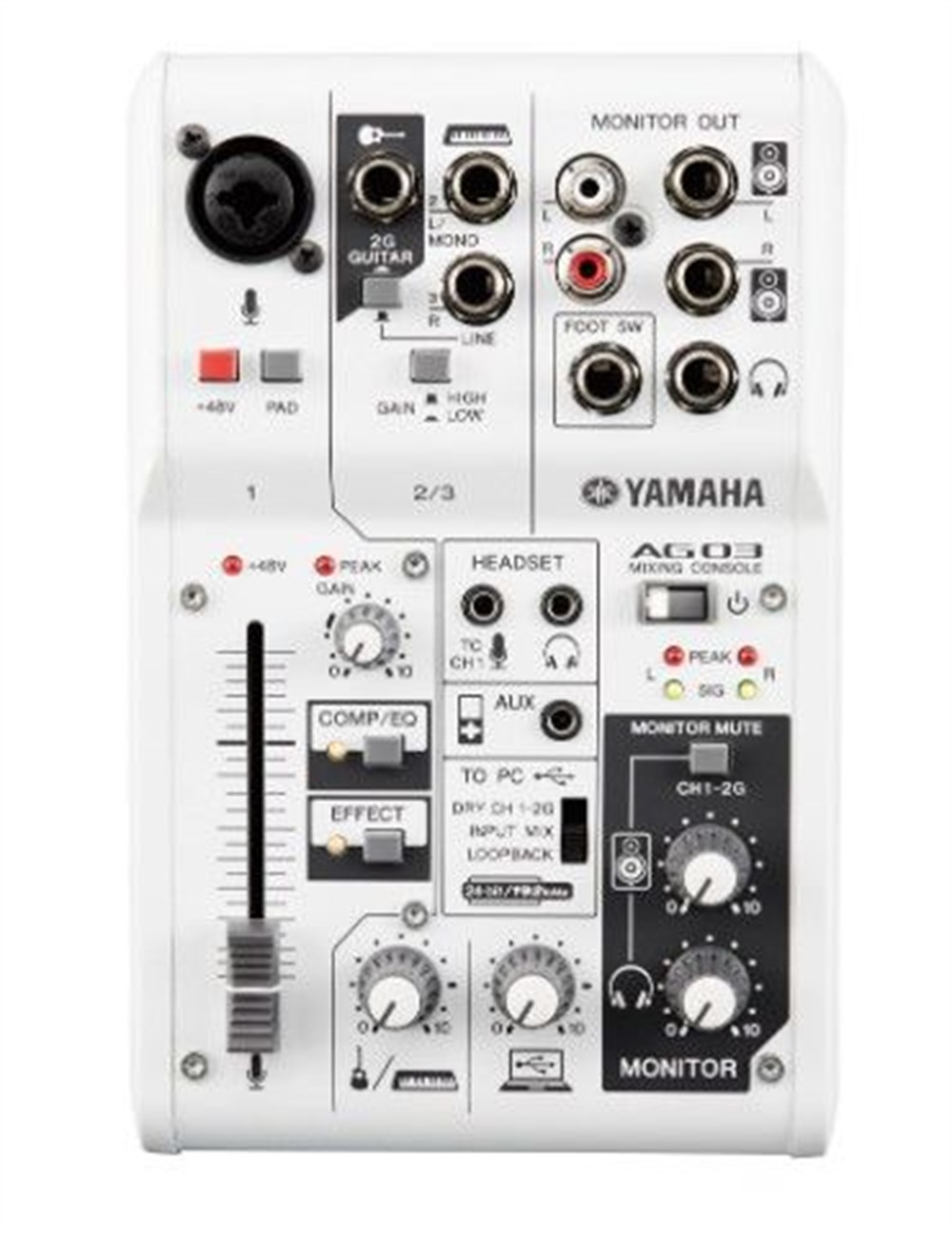 Yamaha AG03 3 Kanal Deck Mikser