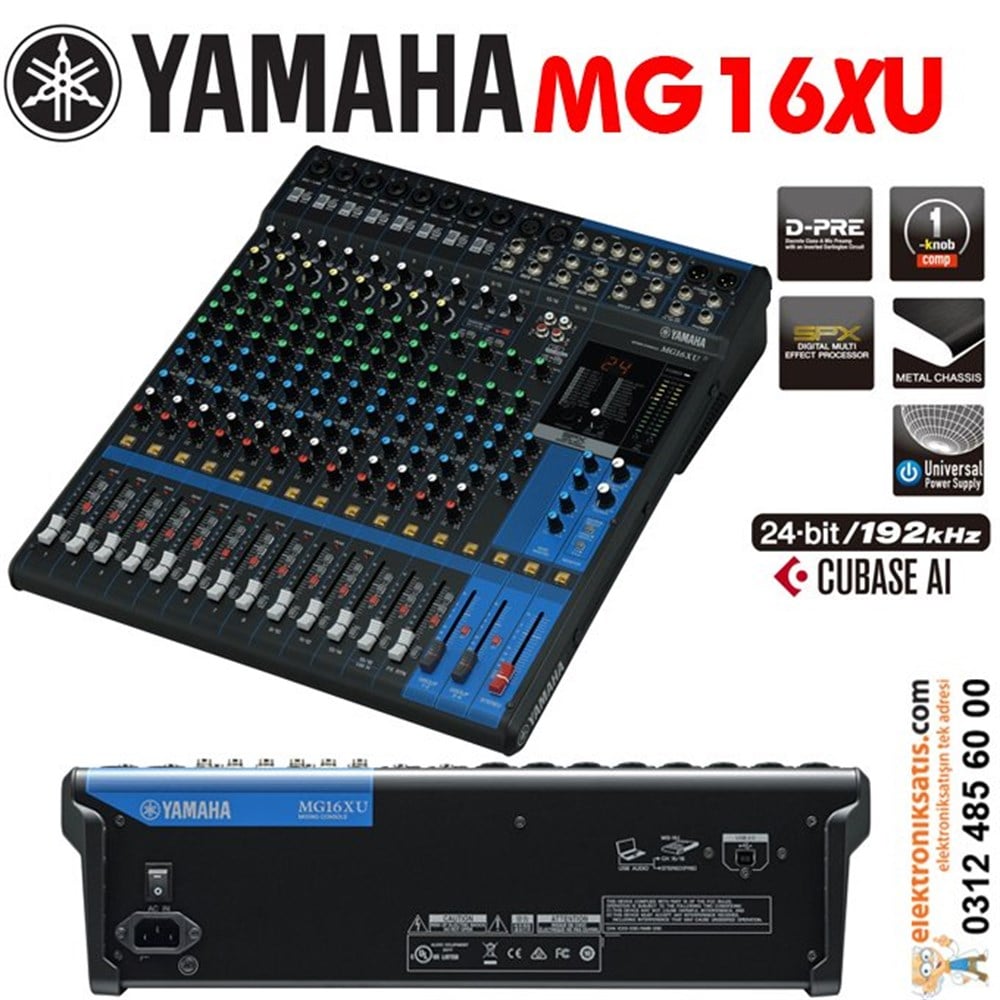 Yamaha MG16XU USB 16 Kanal Mikser