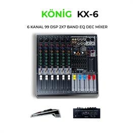 König KX-6 6 Kanal Deck Mikser