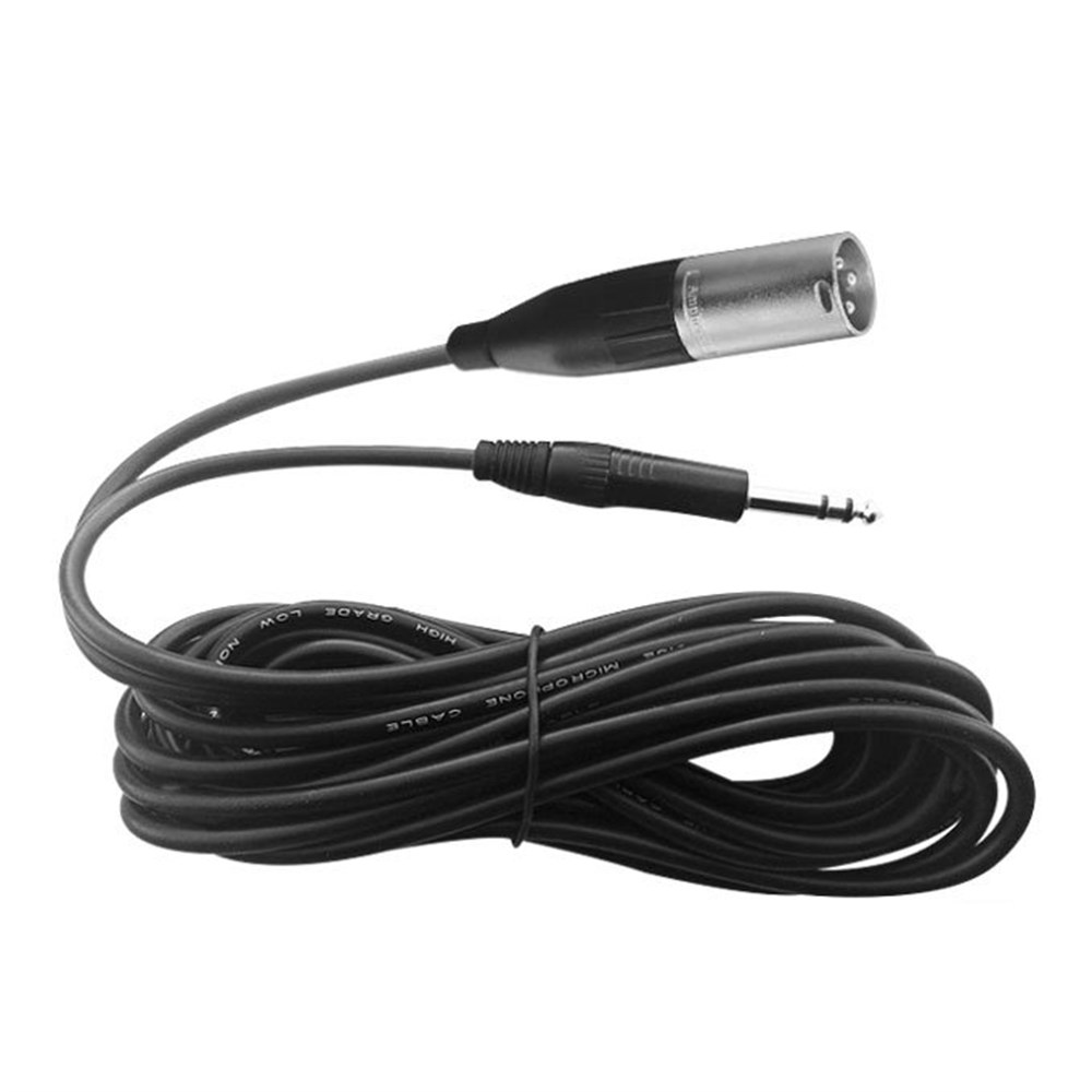 Aktif Hoparlör Kablosu 10 mt Stereo Jack-3 pin Erkek XLR
