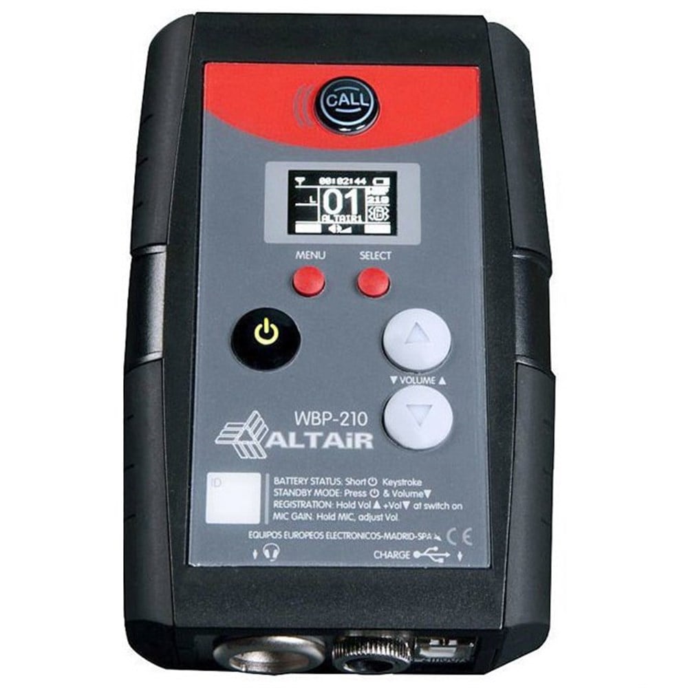 Altair WBP-210 Single Channel Wireless Beltpack