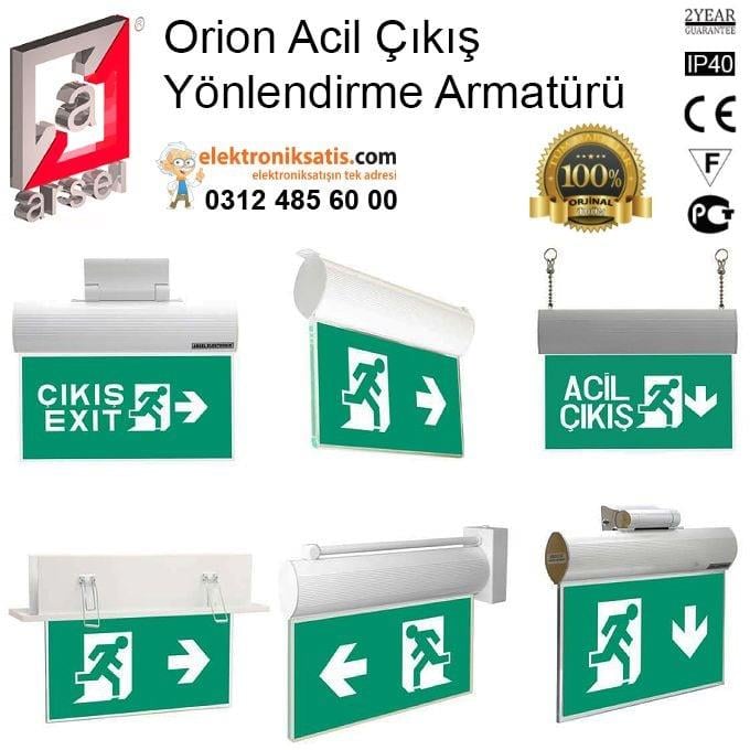 Arsel Orion Gri Acil Çıkış Yönlendirme Armatürü