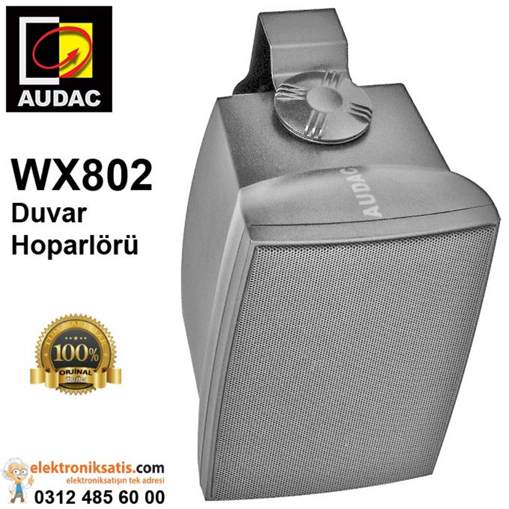 AUDAC WX802 70 Watt Duvar Hoparlörü Gri