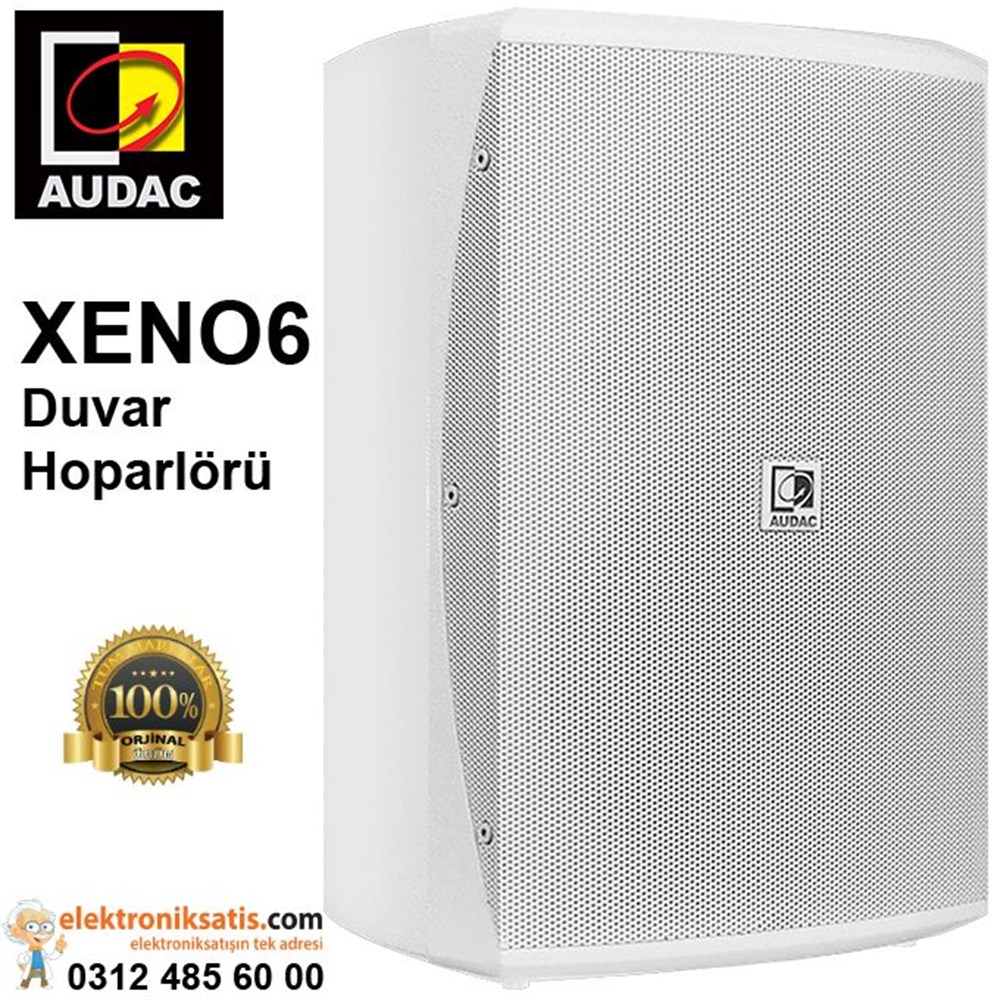 AUDAC XENO6 80 Watt Duvar Hoparlörü Beyaz