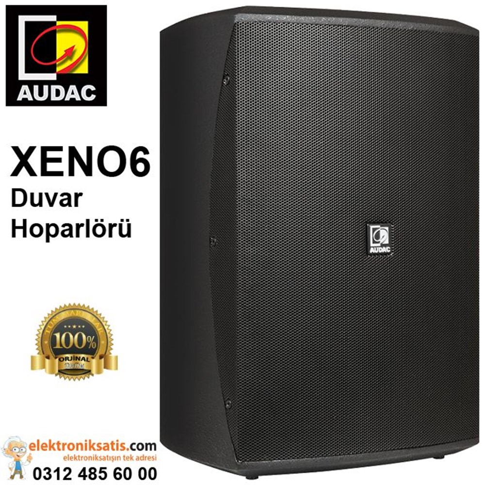 AUDAC XENO6 80 Watt Duvar Hoparlörü Siyah