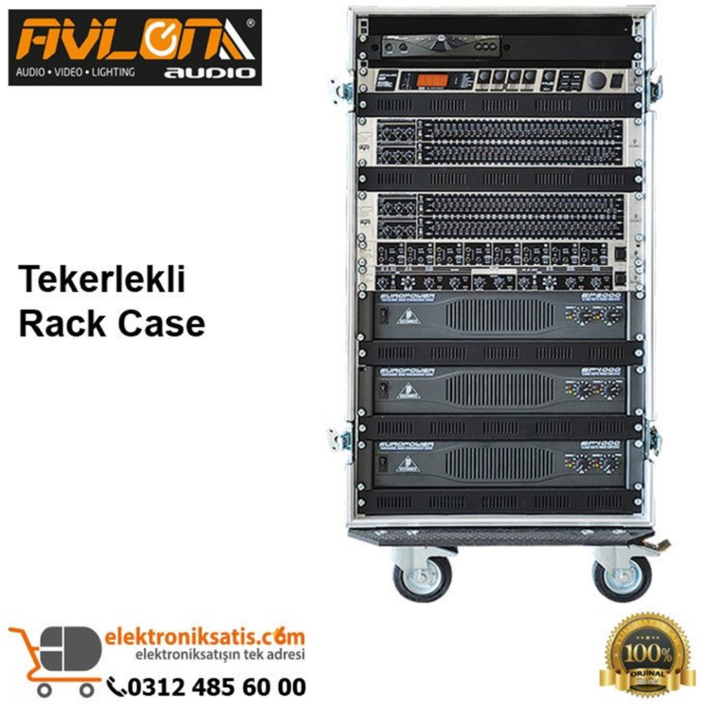 Avlon 12U Tekerlekli Rack Case