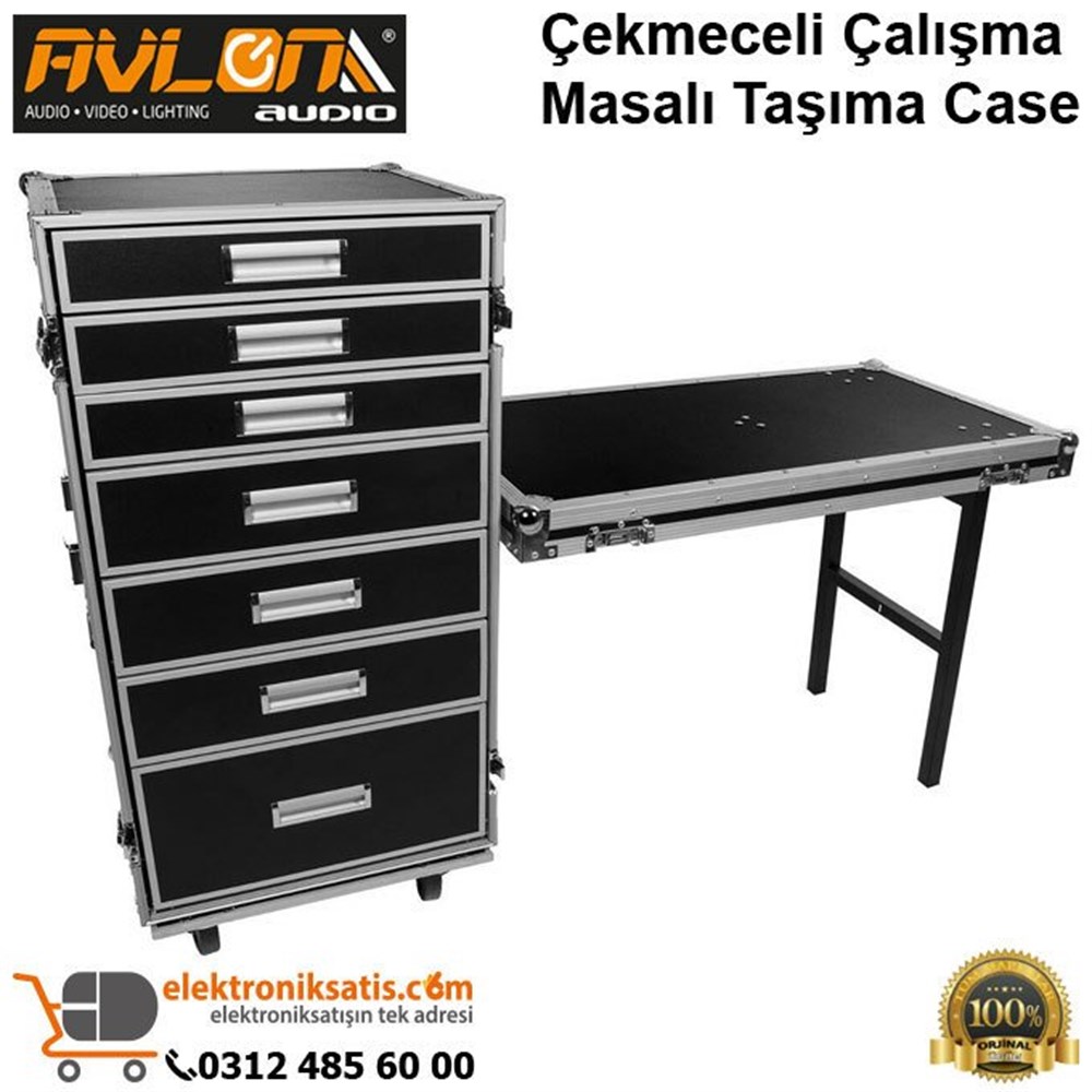 Avlon Çekmeceli Çalışma Masası Taşıma Case