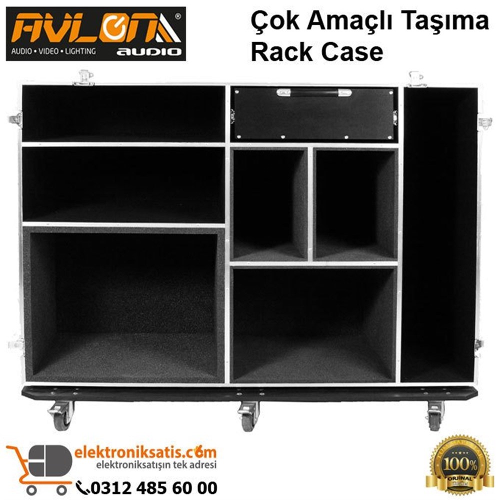 Avlon Çok Amaçlı Taşıma Raflı Rack Case