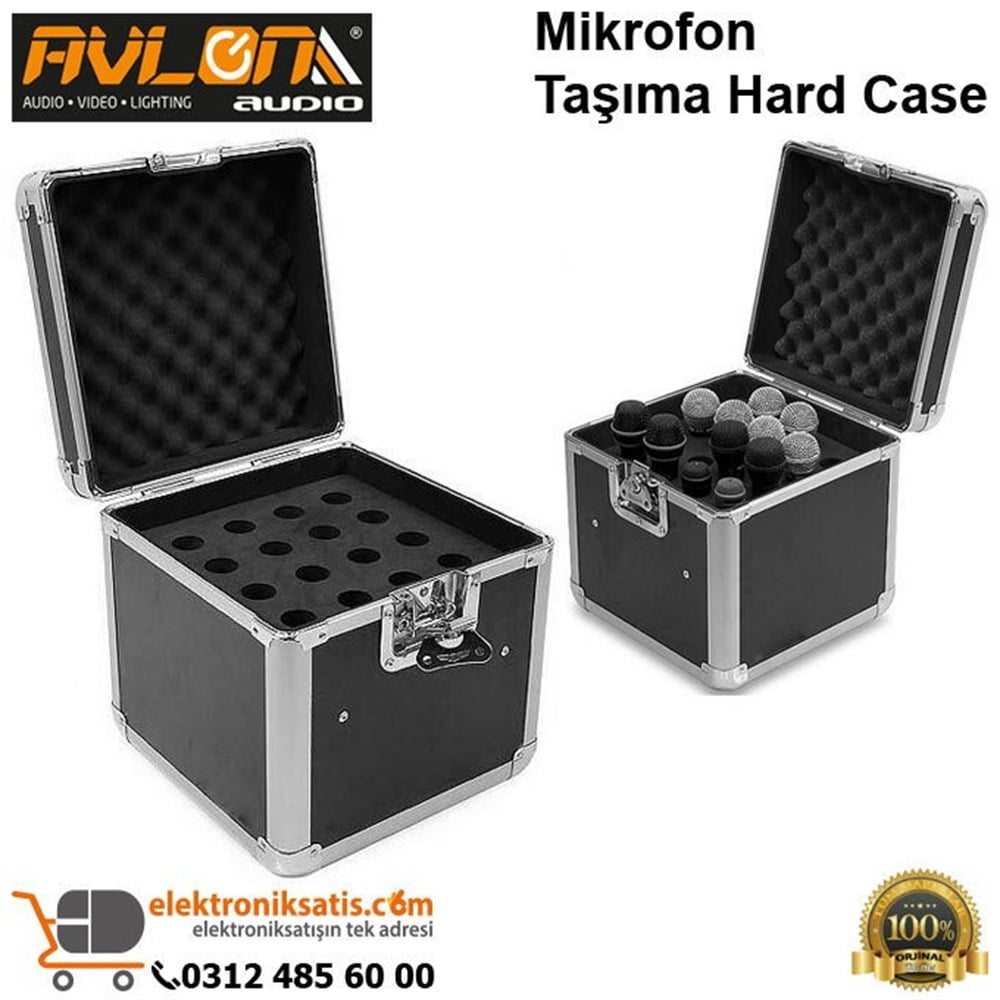 Avlon Mikrofon Taşıma Hard Case
