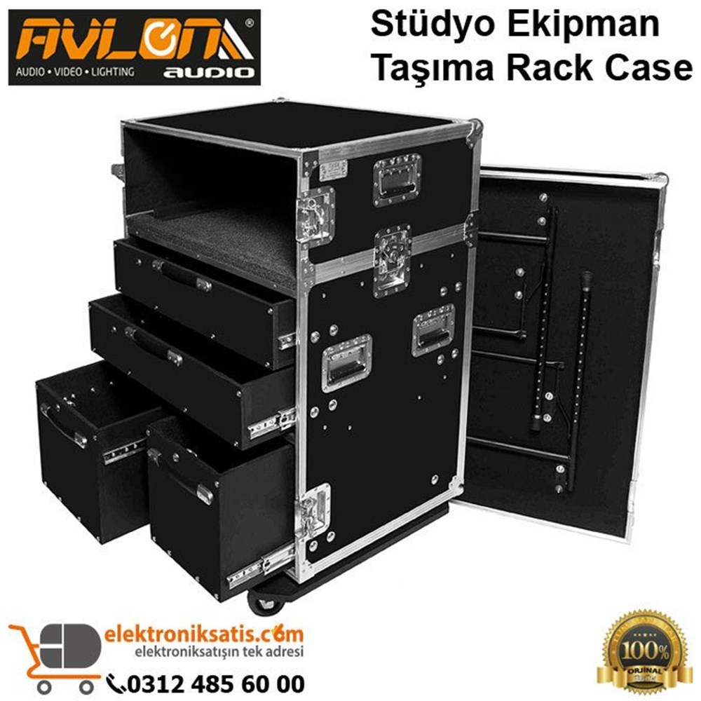 Avlon Stüdyo Ekipman Taşıma Rack Case