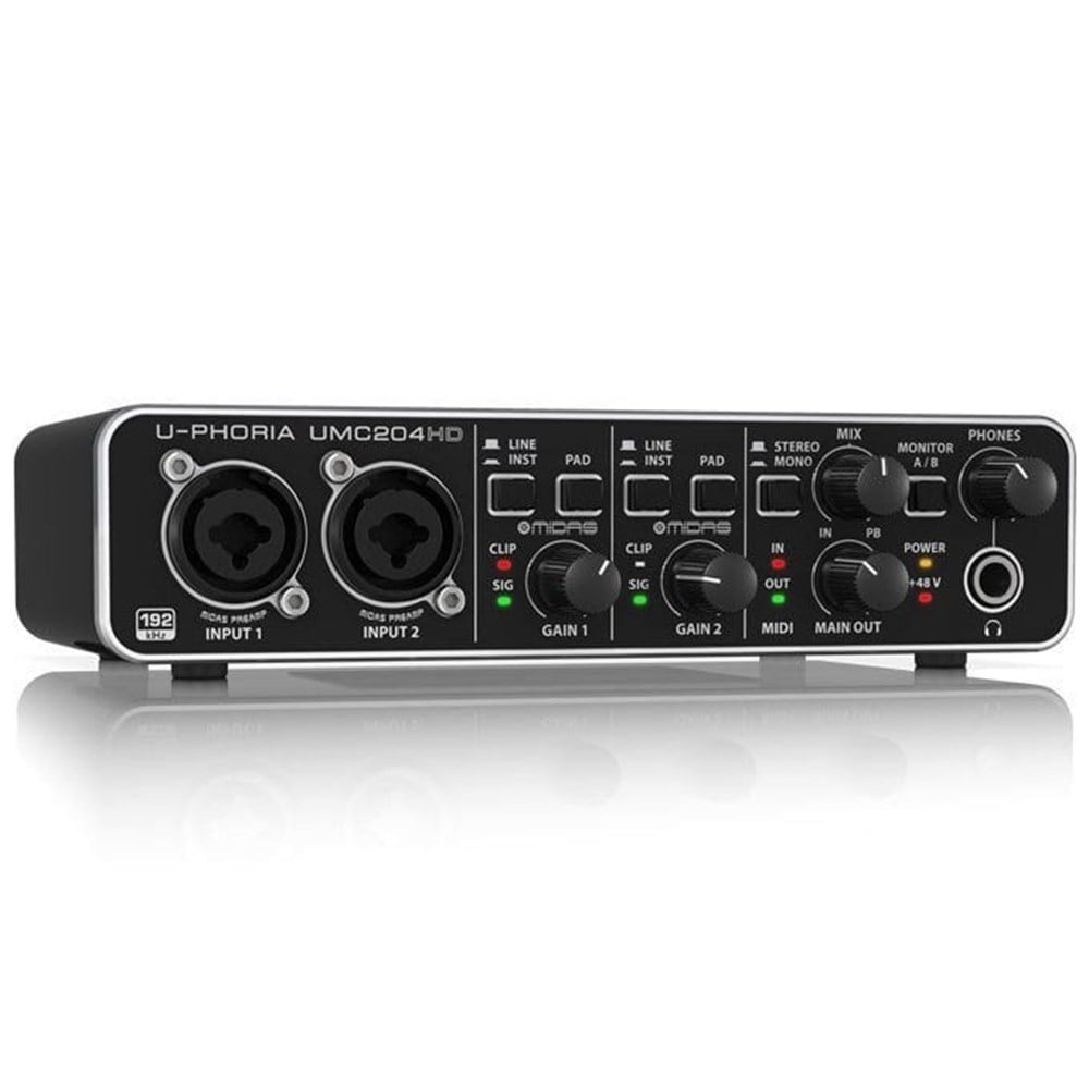 Behringer U-Phoria UMC204HD USB Ses Kartı
