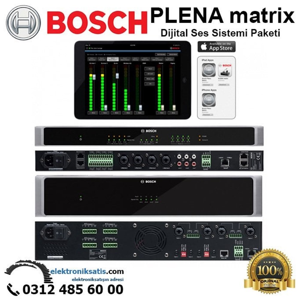 BOSCH Plena Matrix Dijital Ses Sistemi Paketi