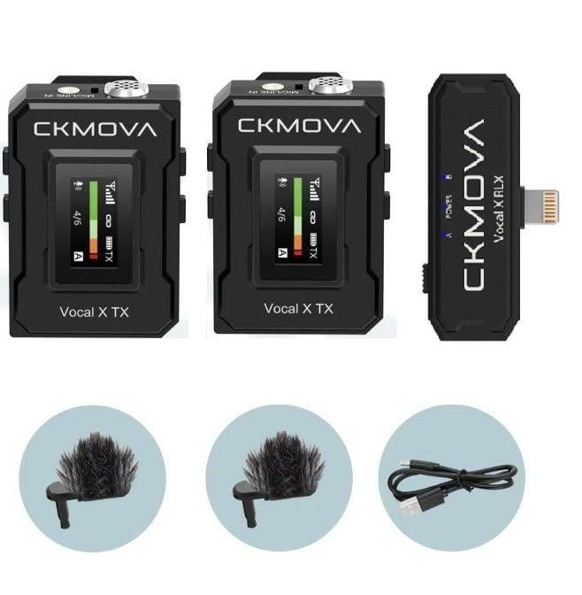 CKMOVA Vocal X V6 İki Mikrofonlu Set (Apple Lightning)