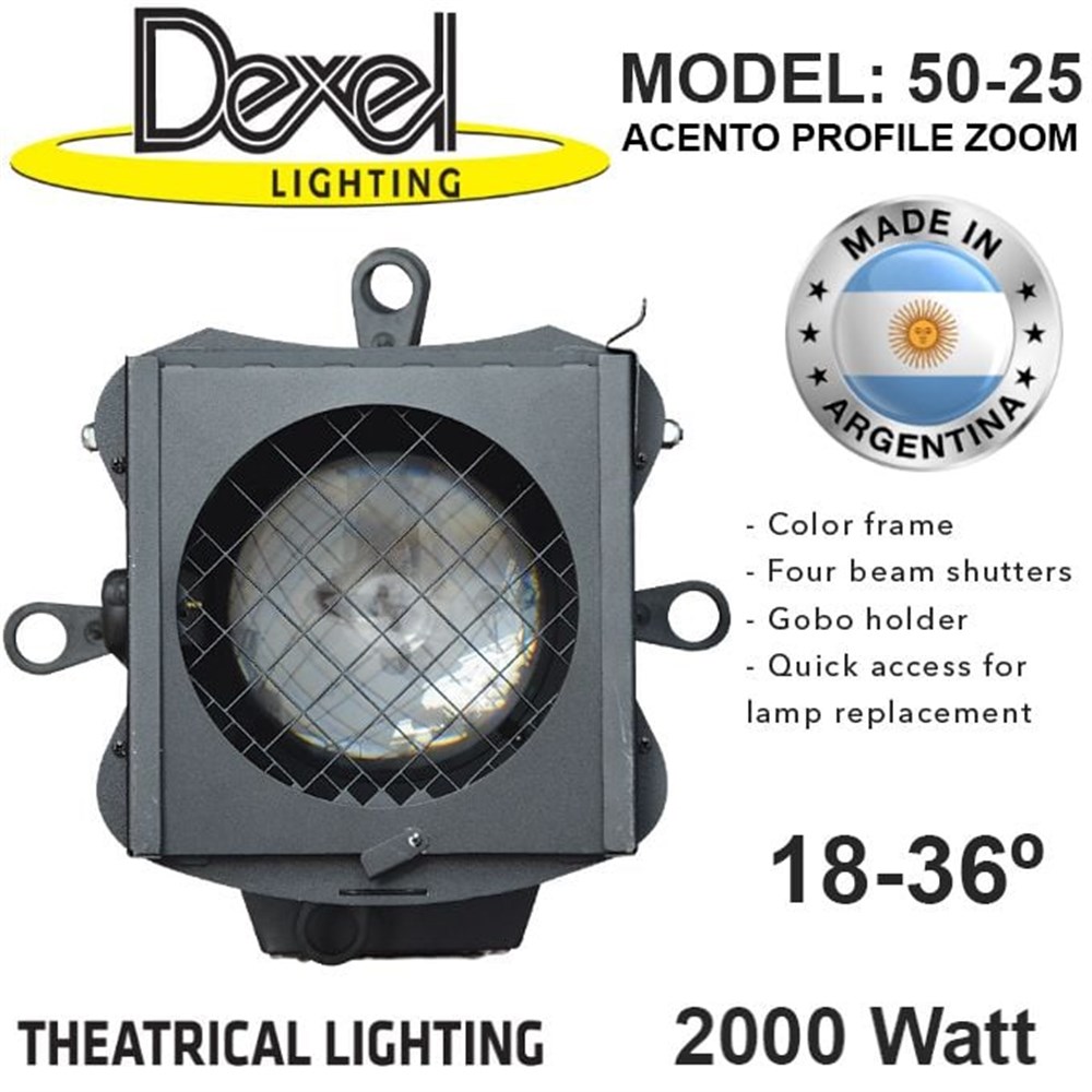 DEXEL 50-25 Acento Profil Zoom Spot