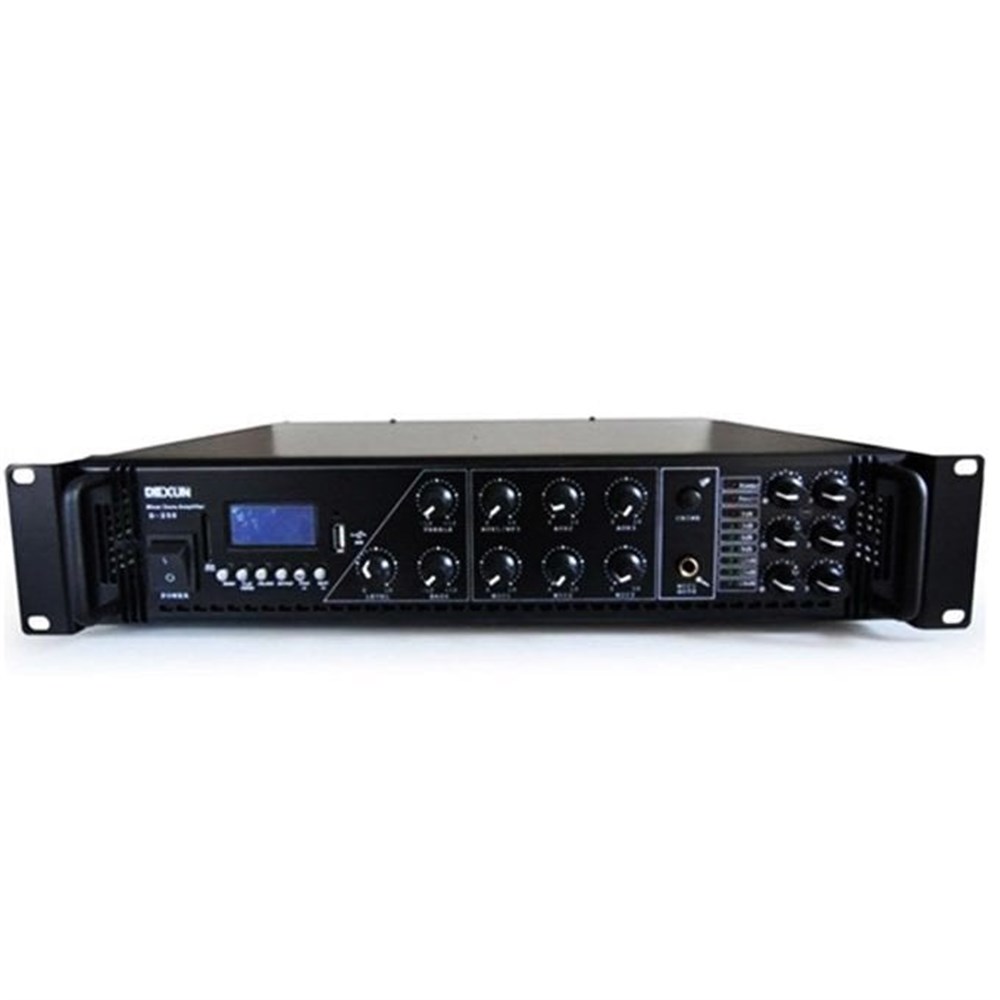 Dexun D-250 6 Bölgeli Anfi 250 Watt 100 Volt Trafolu