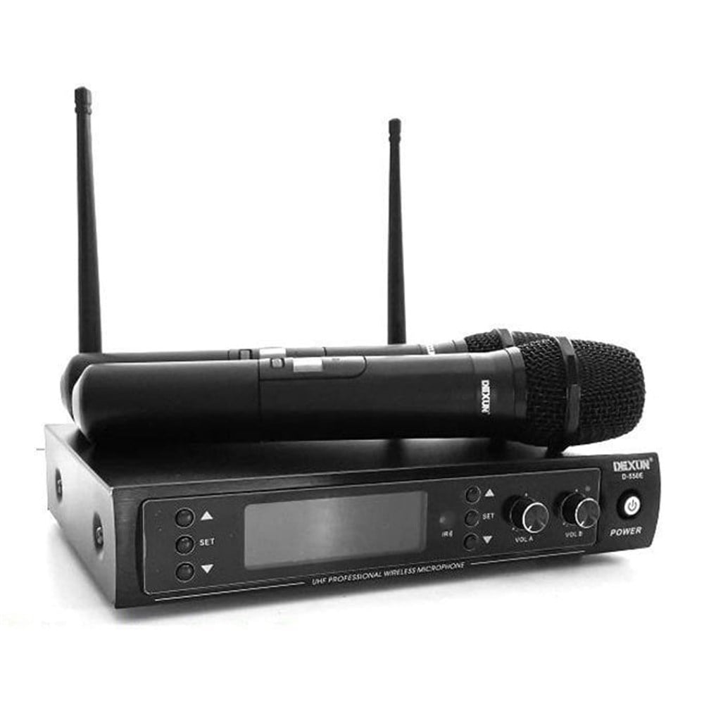 Dexun D-550E UHF Dijital İki El Telsiz Mikrofonu