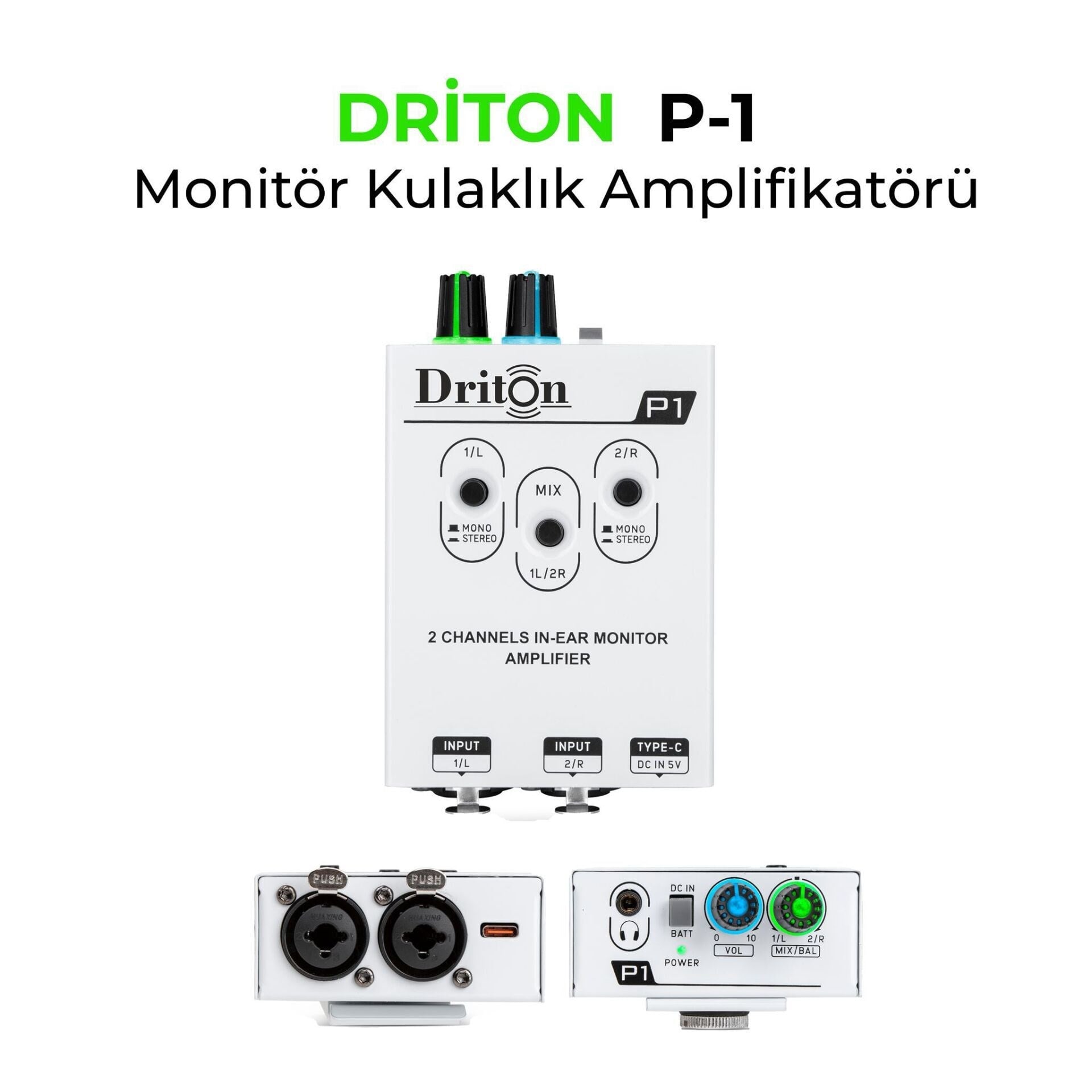 Driton P1 Monitör Kulaklık Amplifikatörü in-ear