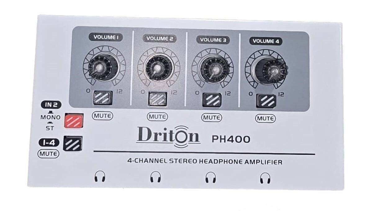 Driton PH400 4 Kanal Stereo Kulaklık Amplifikatörü