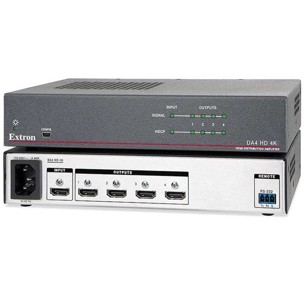 Extron DA4 HD 4K 1X4 Distribution Amplifiers
