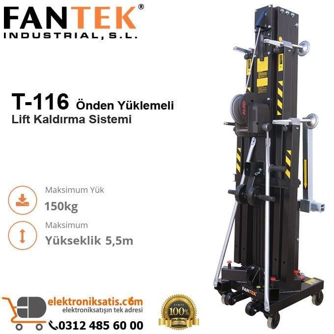 Fantek T-116 Önden Yüklemeli Lift Kaldırma Sistemi