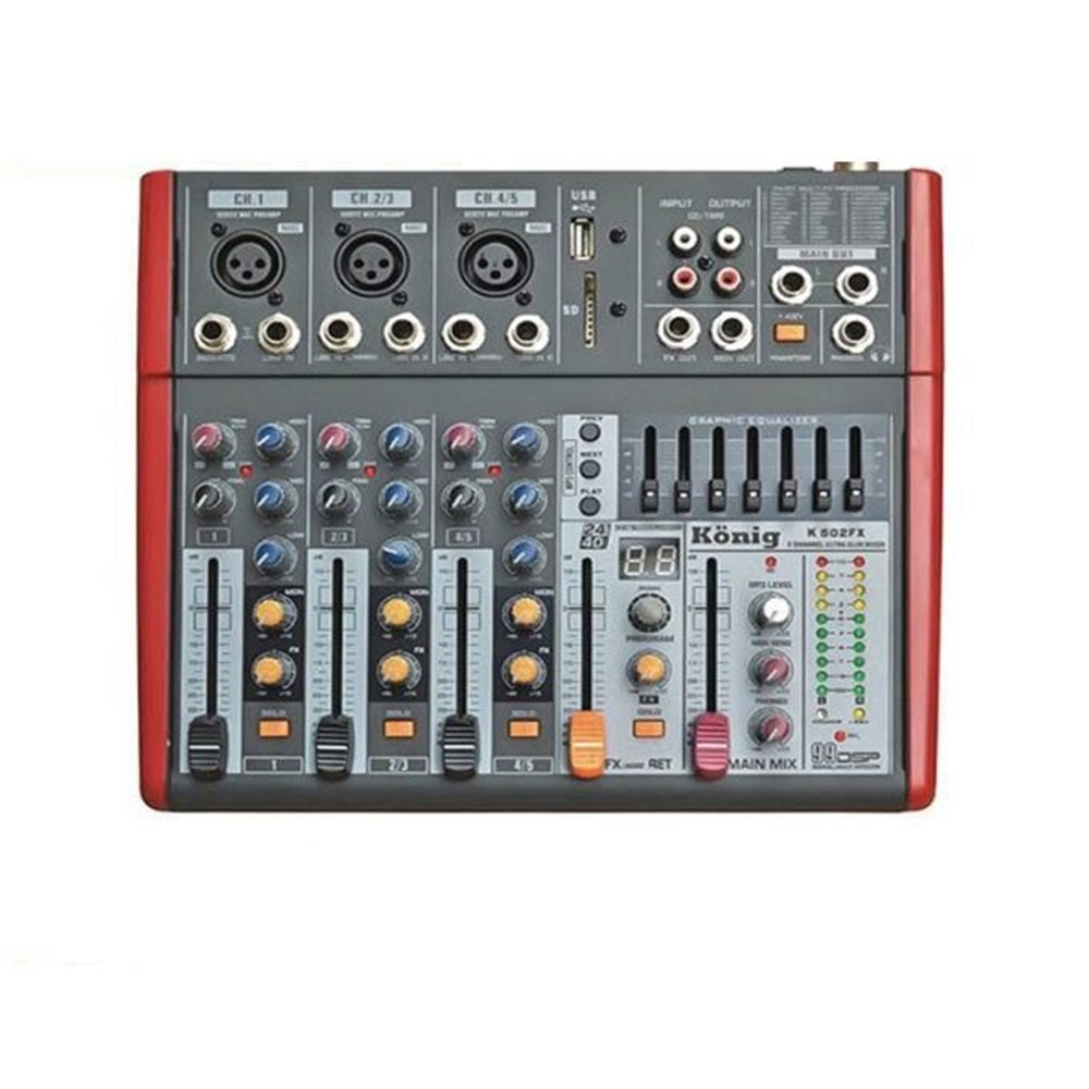 König K-502 FX Analog Ses Mikseri