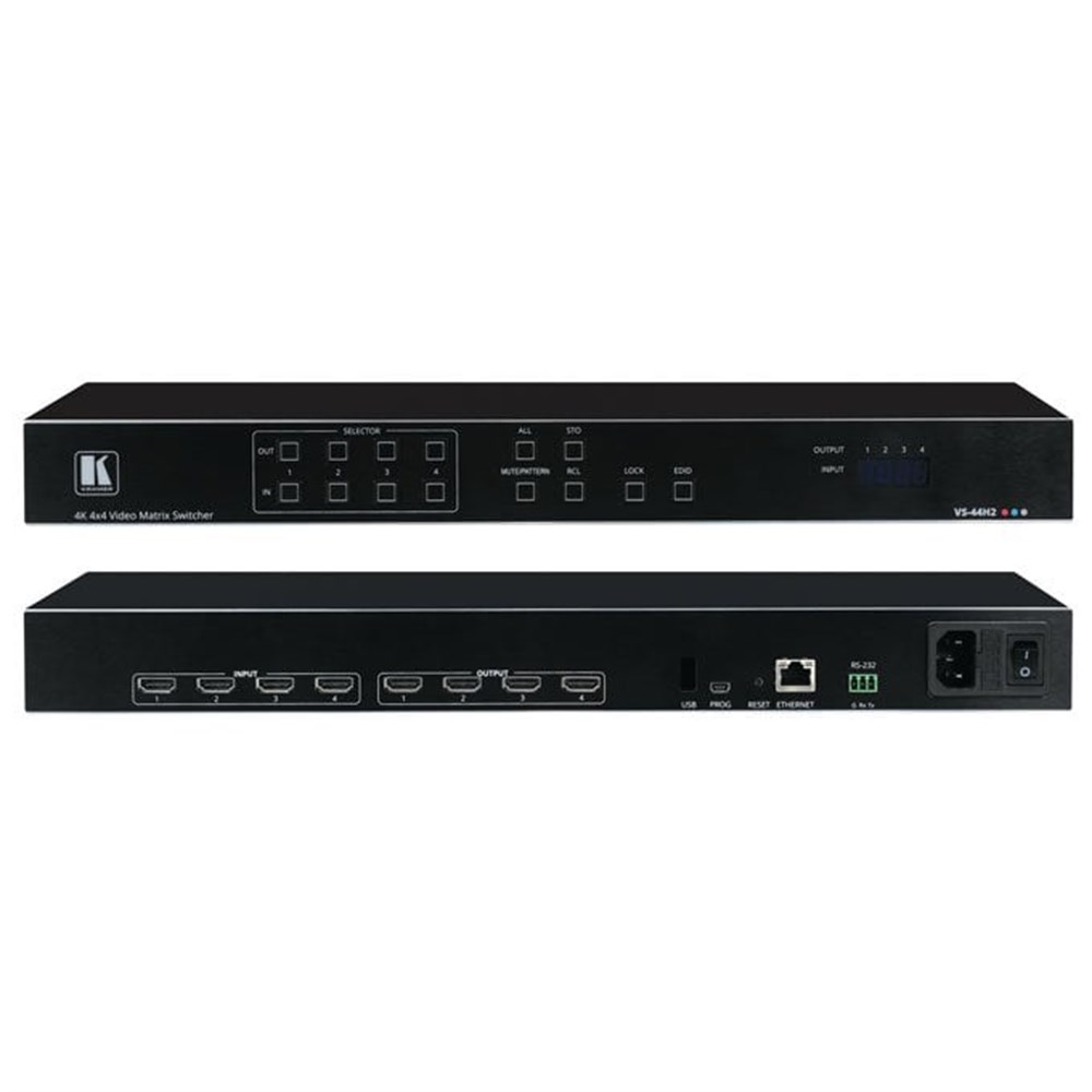 Kramer VS-44H2 4x4 4K HDR HDCP Matrix Switcher