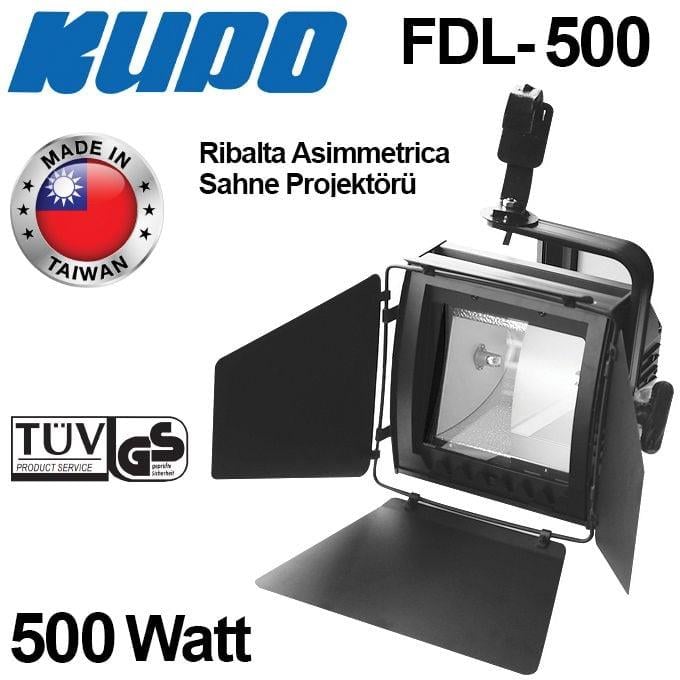 KUPO FDL-500 Ribalta Asimmetrica Sahne Projektörü
