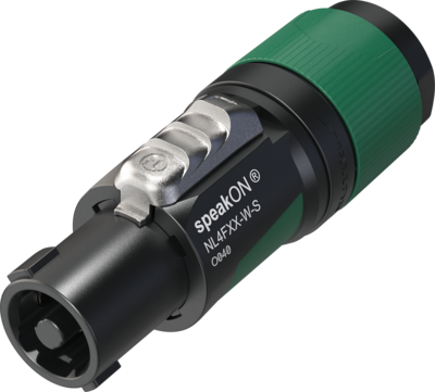 Neutrik NL4FXX-W-S Speakon 4 Pin Konnektör