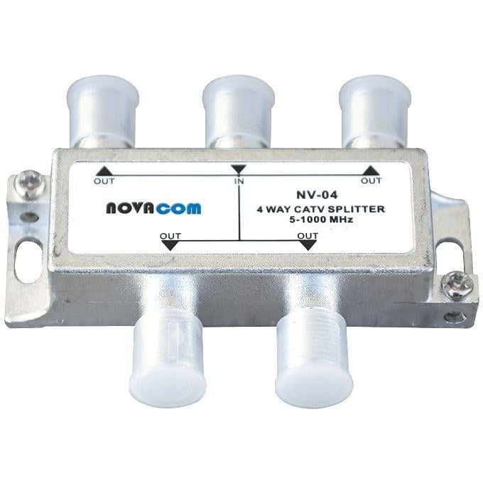 Novacom NV-04 1 Giriş 4 Çıkış 5-1000 MHz SMATV Splitter