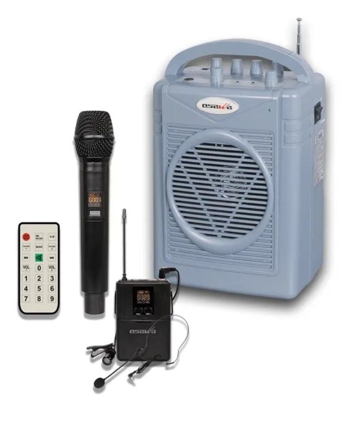 OSAWA OSW-8102 50W PORTATİF ANFİ ( EL+YAKA)