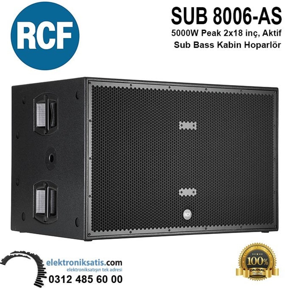RCF SUB 8006-AS 5000Wpeak Aktif Subwoofer Hoparlör