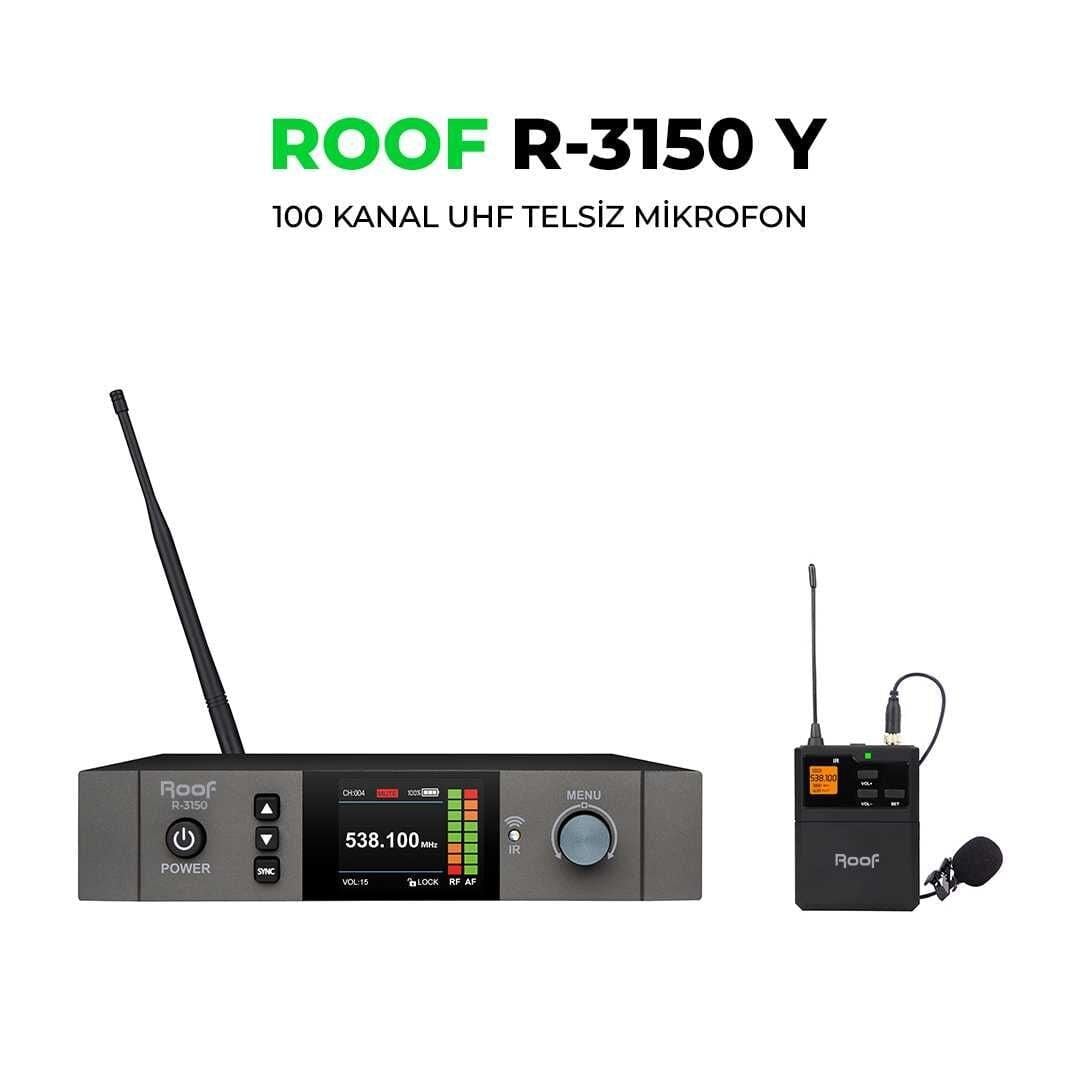 ROOF R-3150 UHF Yaka Telsiz Mikrofon
