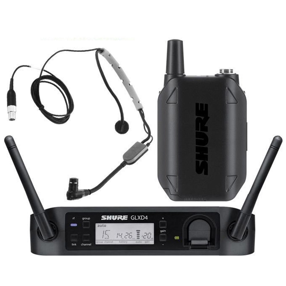 Shure GLXD14E/SM35 Head Set Kafa Telsiz Mikrofonu