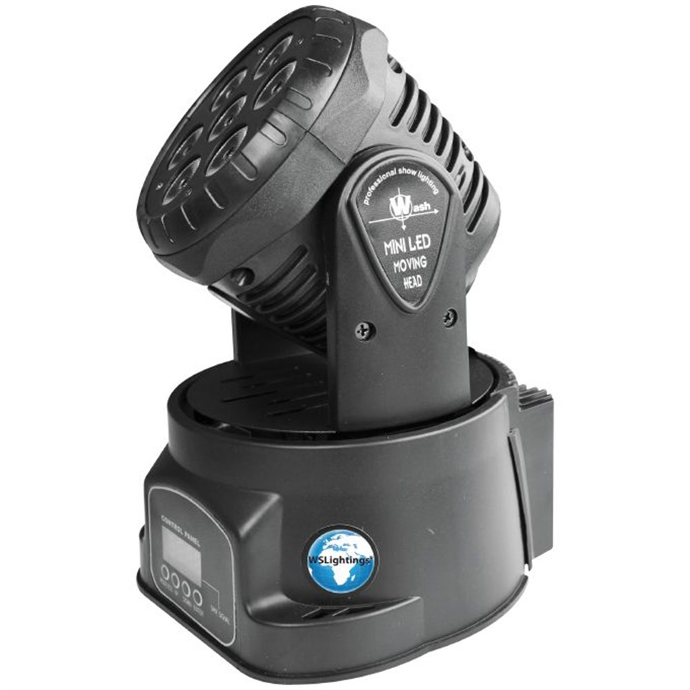 WSLightings WSL7X12S Led Speed Mini Wash Moving Head Siyah