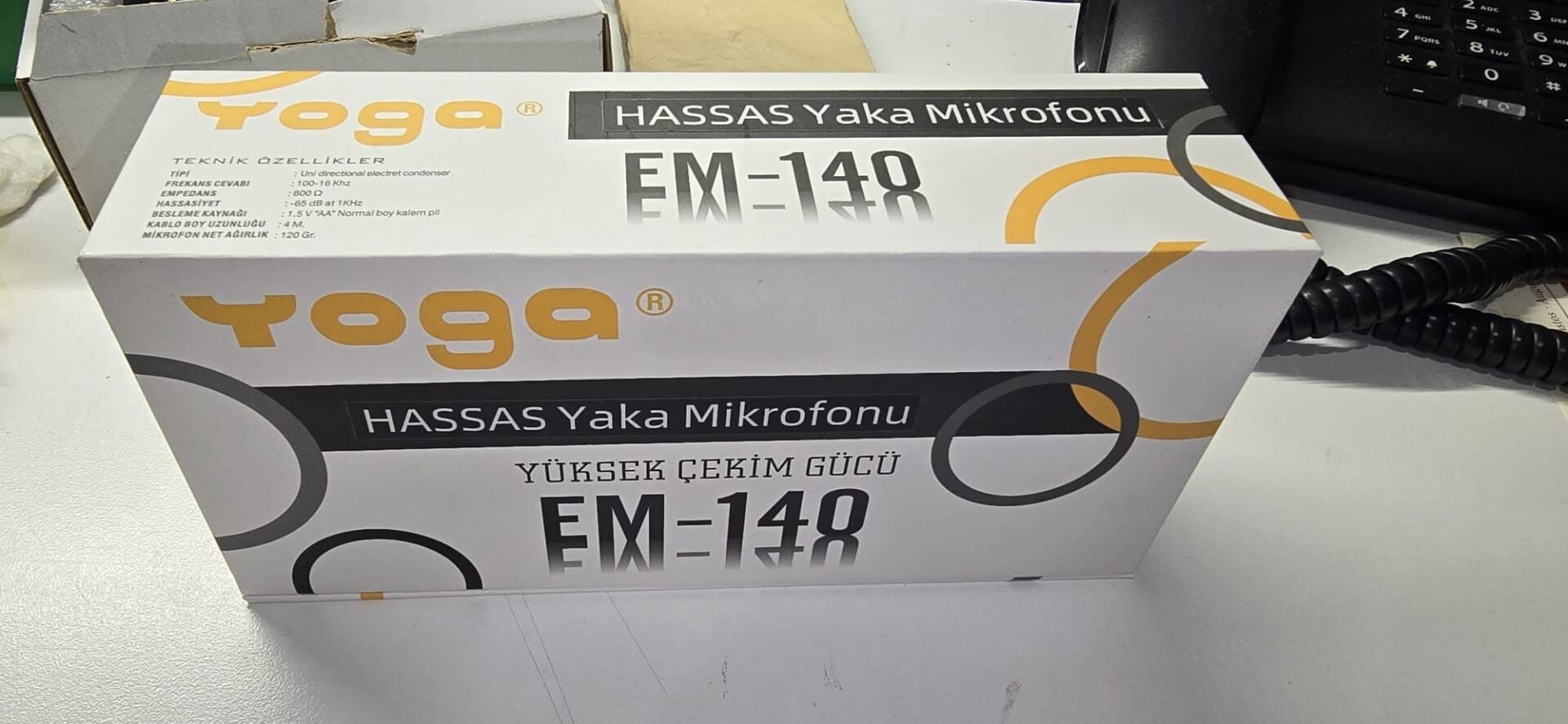 Yoga EM-140 Kablolu Hassas Yaka Mikrofonu