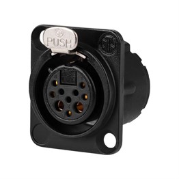 Neutrik NC10FD-LX-B 8+2 XLR Dişi Şase Konnektör