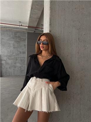 Yeniler,Tensel Gömlek Siyah