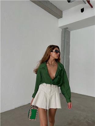 Yeniler,Tensel Gömlek Yeşil