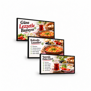 Profesyonel Digital Signage Display (Menuboard) 3x1 — 43 inç — ana ürün görseli