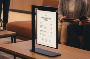 Table Top Menu Display 