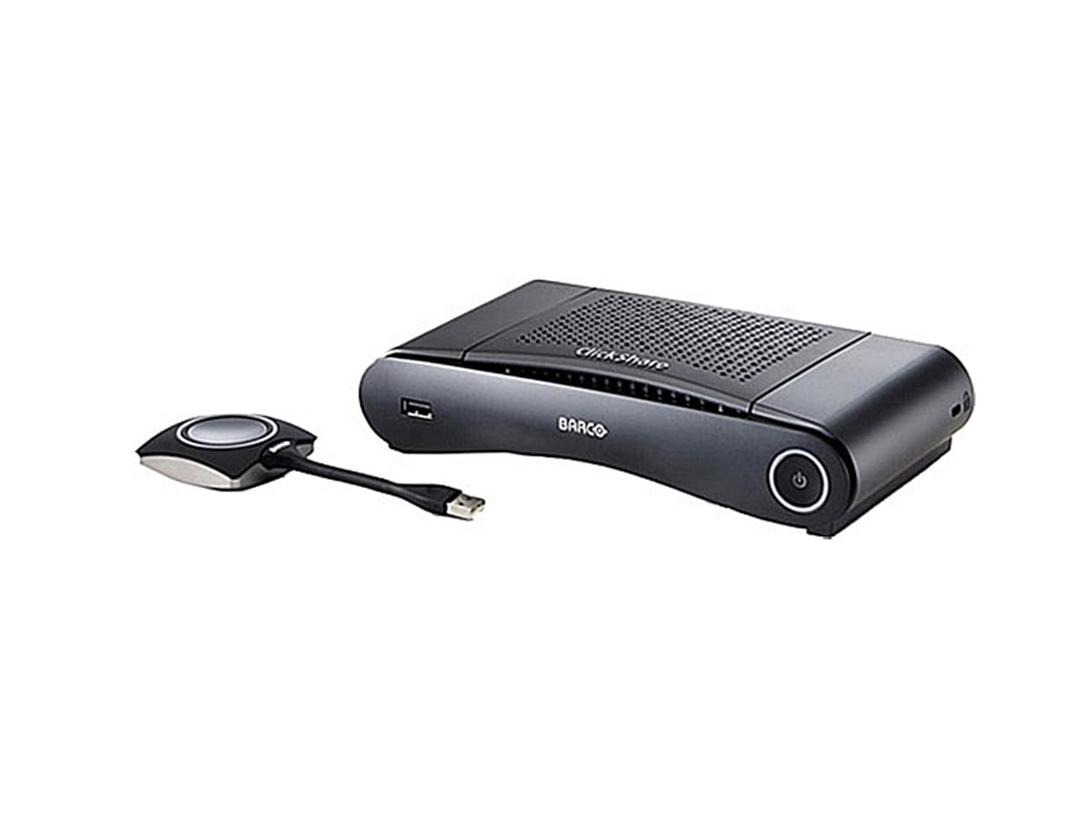 Barco CS-100 Kablosuz Sunum Aktarım Cihazı, 1 Butonlu, Wireless, Laptop-Tablet-Akıllı Cihazlardan Paylaşım