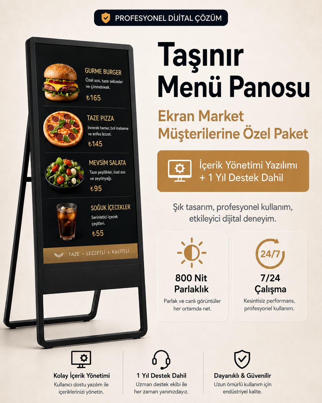 Taşınır Menü Panosu 55
