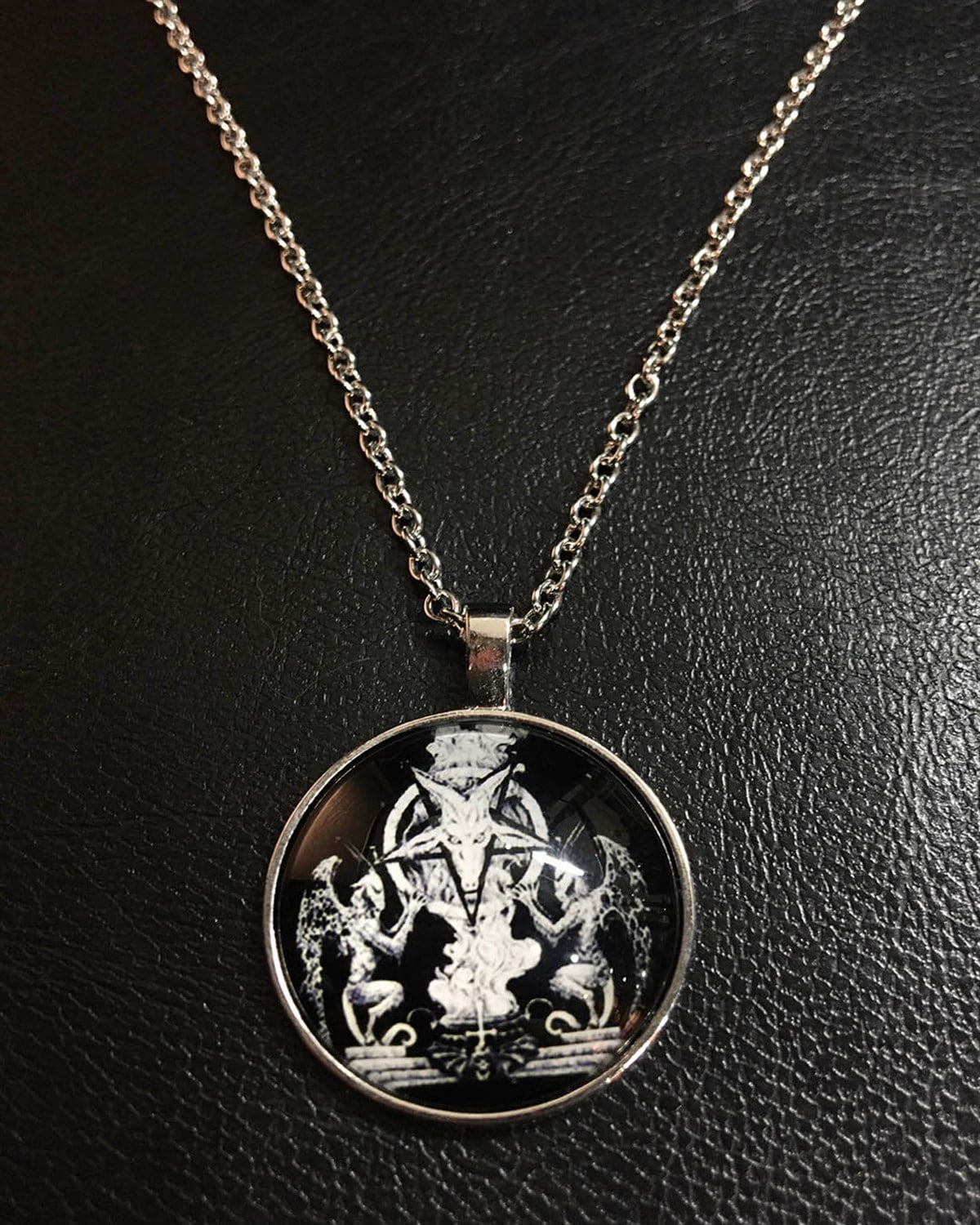 BAPHOMET Glass Necklace