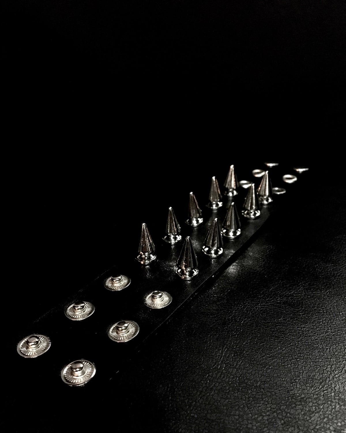 BRACELET Handmade 2 Strip Spike