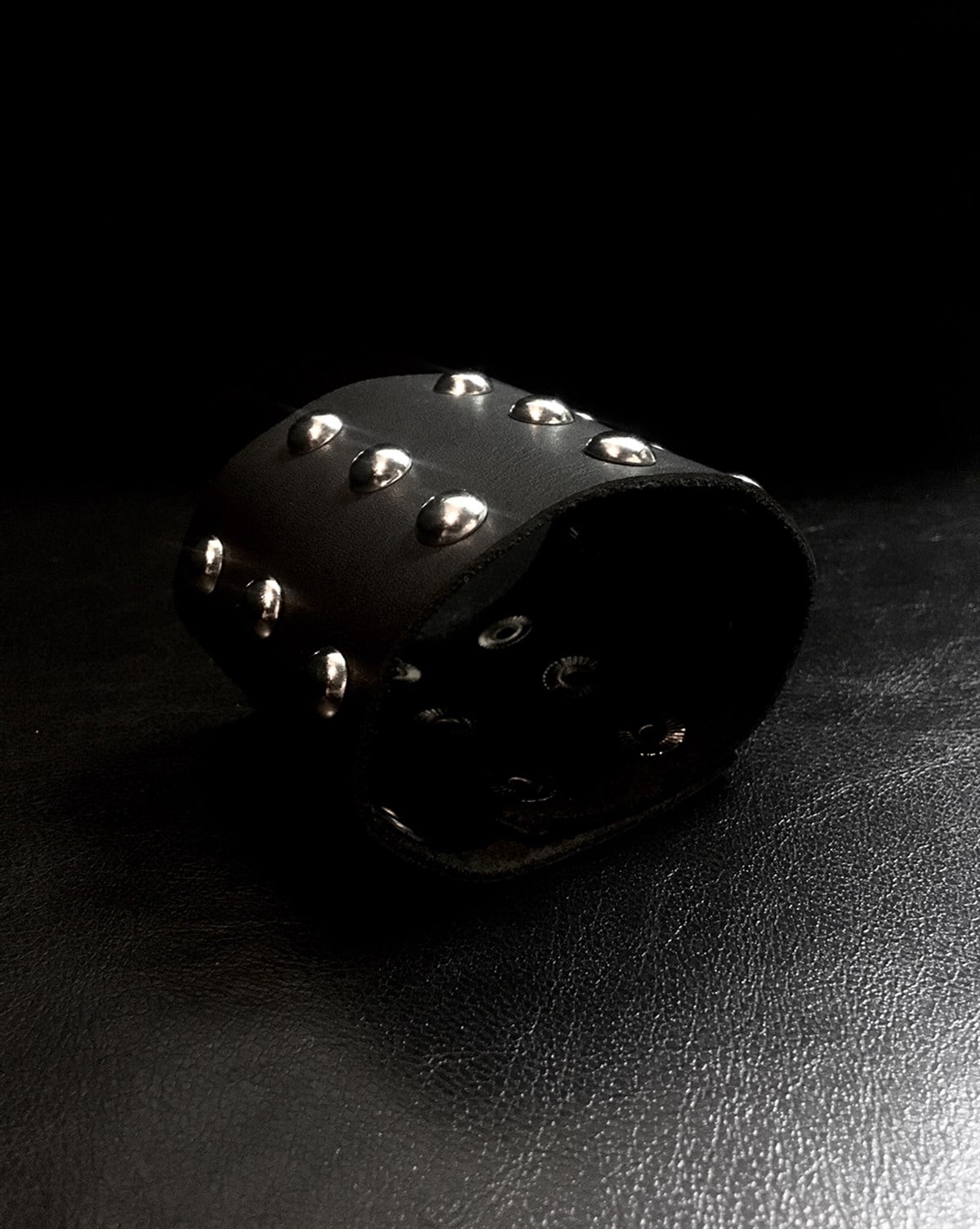 BRACELET Handmade 3 Strip Rivet