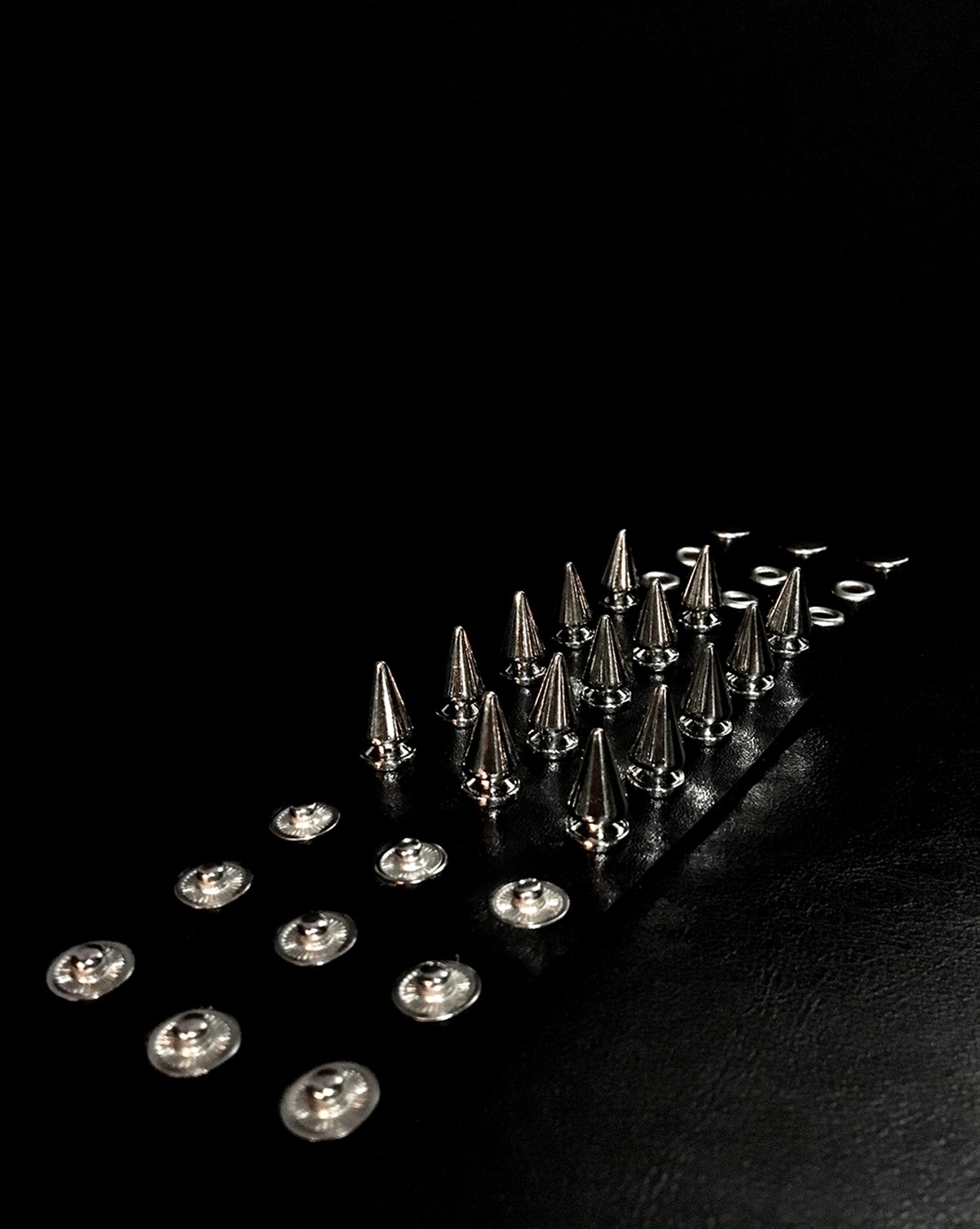 BRACELET Handmade 3 Strip Spike